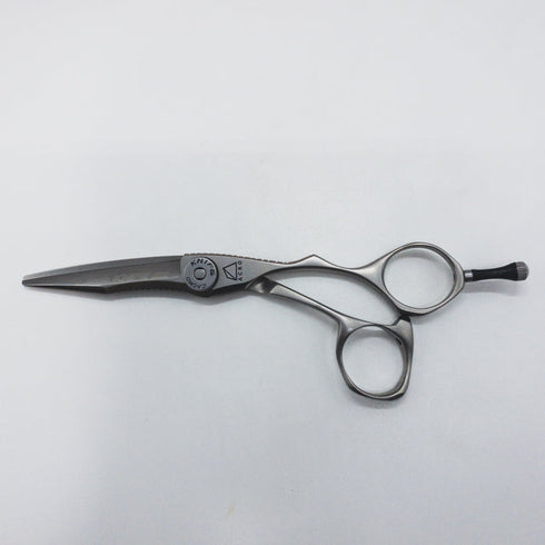 美品【ミズタニシザーズ ミズタニシザーMIZUTANI SCISSORS】ACRO KNIFE Slim Matアクロナイフ シザー オフセット 理容 美容ハサミ 美容師 理容師 右利き 5.8インチ 中古 sc1512