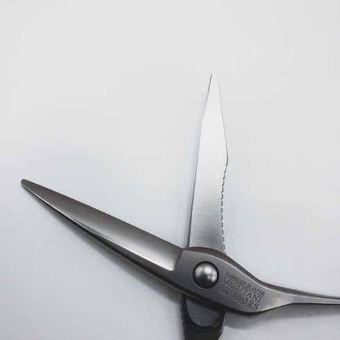 美品【ミズタニシザーズ ミズタニシザーMIZUTANI SCISSORS】ACRO KNIFE Slim Matアクロナイフ シザー オフセット 理容 美容ハサミ 美容師 理容師 右利き 5.8インチ 中古 sc1512