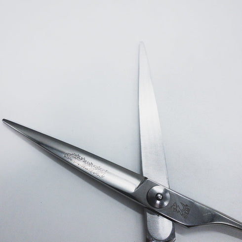 【ヒカリシザーズHIKARI光シザーHIKARI SCISSORS】BLAZE573 シザー オフセット 理容 美容ハサミ 美容師 理容師 右利き 6.5インチ 中古 sc1517