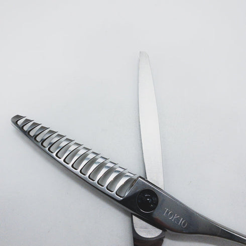 【アンドーTOKIO】COBALT C&T147 トリミングシザー メガネ 右利き トリマー ペット 6インチ 中古 sc1529