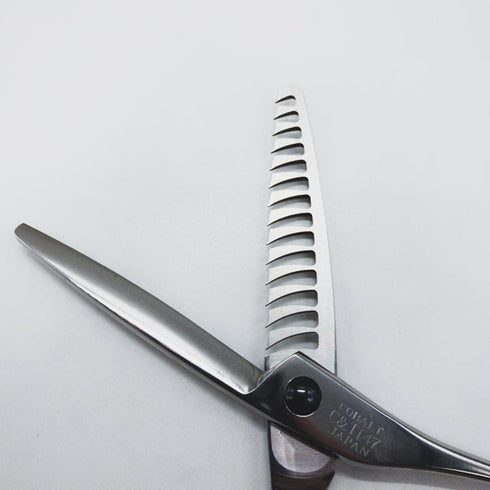 【アンドーTOKIO】COBALT C&T147 トリミングシザー メガネ 右利き トリマー ペット 6インチ 中古 sc1529