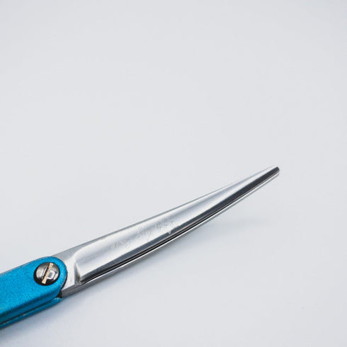 【333dog careドッグケア】グラデーション カーブシザー メガネ トリミング トリマー ペット右利き 6インチ sc153