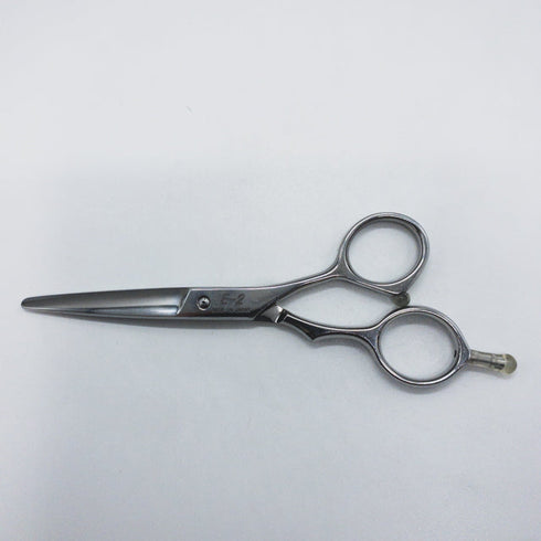 【ヒカリシザーズHIKARI光シザーHIKARI SCISSORS】E-2 シザー オフセット 理容 美容ハサミ 美容師 理容師 右利き 5.3インチ 中古 sc1532