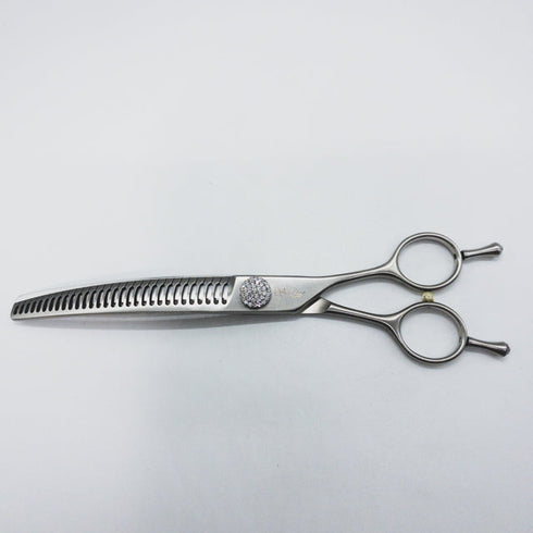 【シルバーラインSilverLine】SLIP-BALI-7530シティカーブブレンダー トリミングシザー 右利き セニング トリマー ペット 7.5インチ 中古 sc1534