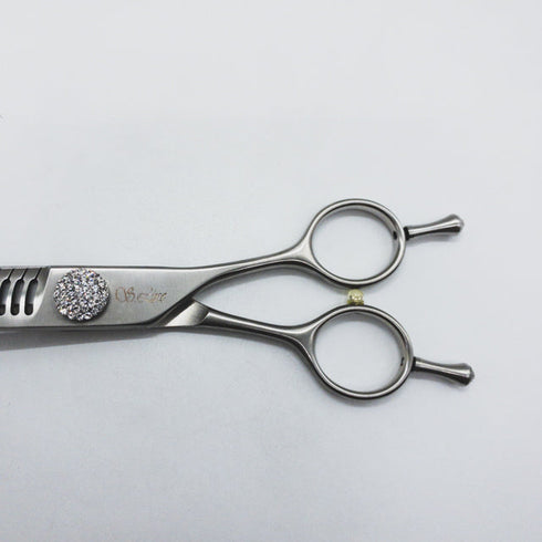 【シルバーラインSilverLine】SLIP-BALI-7530シティカーブブレンダー トリミングシザー 右利き セニング トリマー ペット 7.5インチ 中古 sc1534