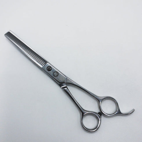 【菊王冠BOB中野製作所】K-442 トリミングシザー 右利き セニング トリマー ペット 6.5インチ 中古 sc1535