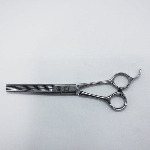 【菊王冠BOB中野製作所】K-442 トリミングシザー 右利き セニング トリマー ペット 6.5インチ 中古 sc1535