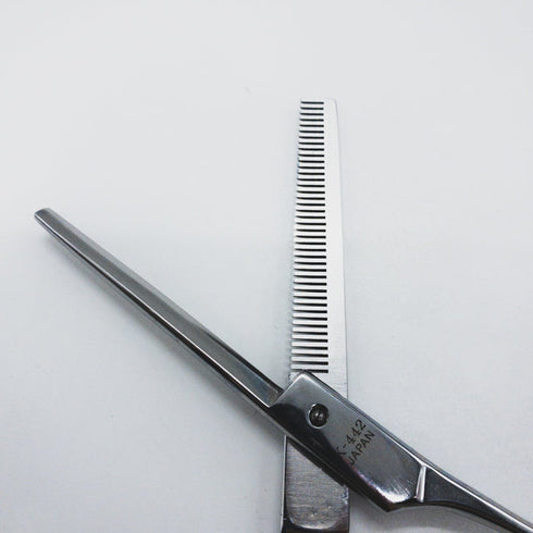 【菊王冠BOB中野製作所】K-442 トリミングシザー 右利き セニング トリマー ペット 6.5インチ 中古 sc1535