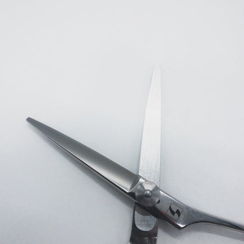 美品【サクシードSUCCEED】EIGHTエイト5.5 シザー メガネ 理容 美容ハサミ 美容師 理容師 右利き 5.5インチ 中古 sc1554