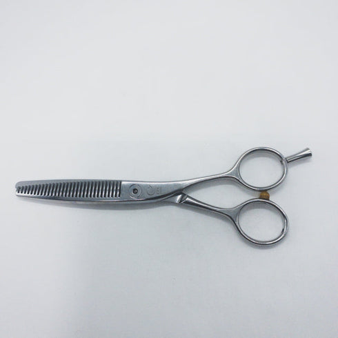 【EZY SCISSORS】ZD30r メガネ シザー セニング 美容ハサミ すきばさみ 美容師 理容師 約20% 右利き 6インチ 中古 sc1558