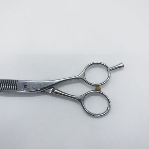 【EZY SCISSORS】ZD30r メガネ シザー セニング 美容ハサミ すきばさみ 美容師 理容師 約20% 右利き 6インチ 中古 sc1558
