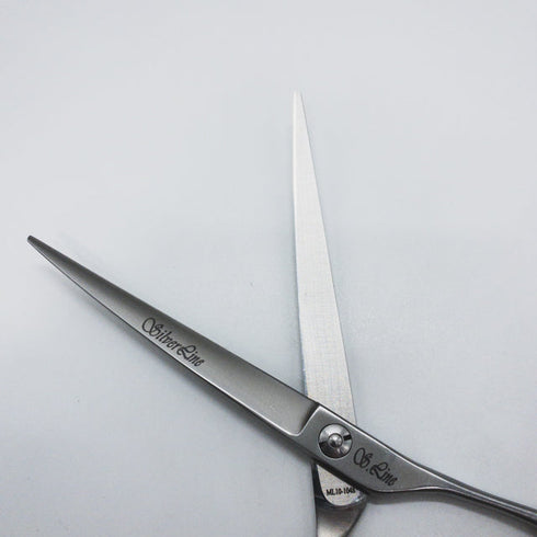 【シルバーラインSilverLine】ALLTC7015ギザ刃カーブバサミ トリミングシザー メガネ 右利き トリマー ペット 7インチ 中古 sc1565