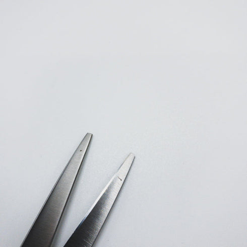 【シルバーラインSilverLine】ALLTC7015ギザ刃カーブバサミ トリミングシザー メガネ 右利き トリマー ペット 7インチ 中古 sc1565