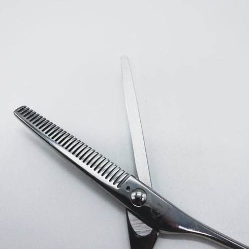 【ミズタニシザーズ ミズタニシザーMIZUTANI SCISSORS】Re-tro THINNING 30レトロ メガネ シザー セニング 美容ハサミ すきばさみ 美容師 理容師 約30% 右利き 5.7インチ 中古 sc1567