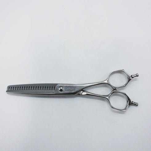 【ミズタニシザーズ ミズタニシザーMIZUTANI SCISSORS】ACRO YURAGI4 メガネ シザー セニング 美容ハサミ すきばさみ 美容師 理容師 約15~20% 右利き 6インチ 中古 sc1569