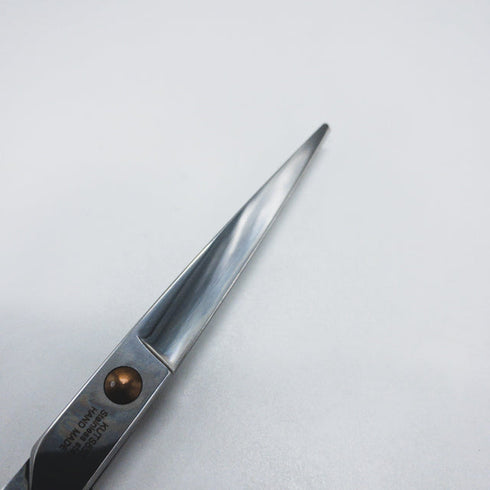 【シルバーラインSilverLine】国民三銃士ノコギリ刃KUTS650 トリミングシザー オフセット 右利き トリマー ペット 6.5インチ 中古 sc1583