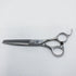 【ヒカリシザーズHIKARI光シザーHIKARI SCISSORS】TRENDYⅢトレンディ3 734 オフセット シザー セニング 美容ハサミ すきばさみ 美容師 理容師 約10% 右利き 6インチ 中古 sc1584