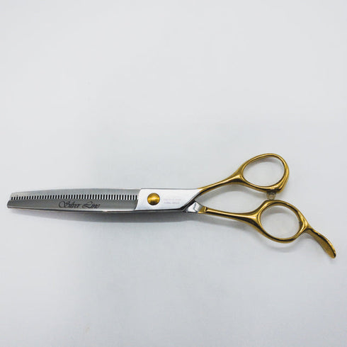 【シルバーラインSilverLine】国民三銃士 KUTT6548 トリミングシザー 右利き セニング トリマー ペット 6.5インチ 中古 sc1590