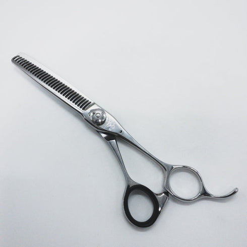 【ナルトシザーズ ナルトシザーNARUTO SCISSORS】二梳きヘネシーラムールS31 オフセット シザー セニング 美容ハサミ すきばさみ 美容師 理容師 約20~25% 右利き 5.8インチ 中古 sc1595