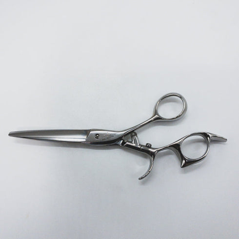 新品同様【ヒカリシザーズHIKARI光シザーHIKARI SCISSORS】STELLA COSMOS802 ステラコスモス シザー オフセット 理容 美容ハサミ 美容師 理容師 右利き 6インチ 中古 sc1601