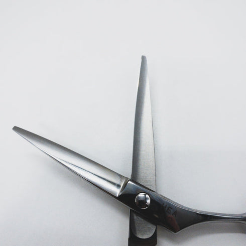 美品【サクシードSUCCEED】HEA6.0 ヒートHEAT シザー オフセット 理容 美容ハサミ 美容師 理容師 右利き 6インチ 中古 sc1605