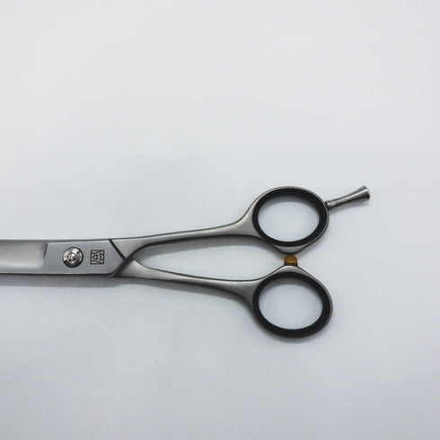 【ARTEROアルテロ】ノコギリ刃ストレートシザー SATIN トリミングシザー メガネ 右利き トリマー ペット 8.5インチ 中古 sc1607