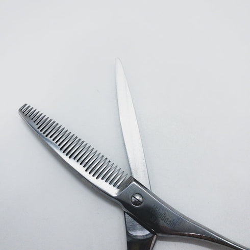 【キクボシkikuboshi菊星】Soffy SF-32 メガネ シザー セニング 美容ハサミ すきばさみ 美容師 理容師 約20% 右利き 5.8インチ 中古 sc1615