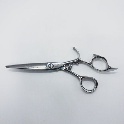 新品同様【ヒカリシザーズHIKARI光シザーHIKARI SCISSORS】STELLA COSMOS802 ステラコスモス シザー オフセット 理容 美容ハサミ 美容師 理容師 右利き 6インチ 中古 sc1630