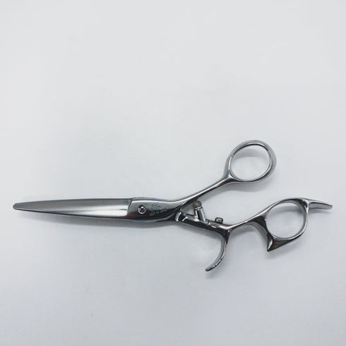 新品同様【ヒカリシザーズHIKARI光シザーHIKARI SCISSORS】STELLA COSMOS802 ステラコスモス シザー オフセット 理容 美容ハサミ 美容師 理容師 右利き 6インチ 中古 sc1630