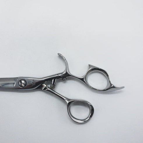 新品同様【ヒカリシザーズHIKARI光シザーHIKARI SCISSORS】STELLA COSMOS802 ステラコスモス シザー オフセット 理容 美容ハサミ 美容師 理容師 右利き 6インチ 中古 sc1630