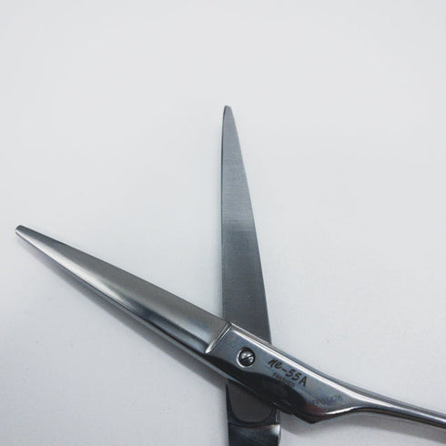 【ジョーウェルJOEWELL】ne-55A シザー メガネ 理容 美容ハサミ 美容師 理容師 右利き 5.5インチ 中古 sc1633