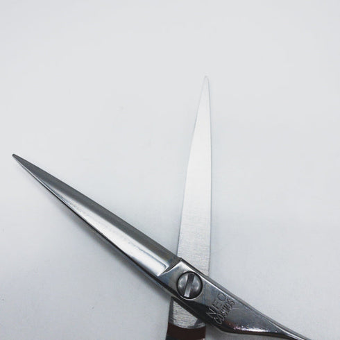 【ヒカリシザーズHIKARI光シザーHIKARI SCISSORS】NEO COSMOS143 ネオコスモス シザー オフセット 理容 美容ハサミ 美容師 理容師 右利き 6インチ 中古 sc1637
