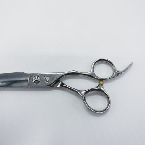 【心】QSO9-75 トリミングシザー オフセット 右利き トリマー ペット 7.5インチ 中古 sc1638