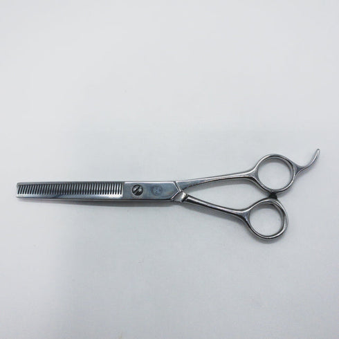 【菊王冠BOB中野製作所】K-442 トリミングシザー 右利き セニング トリマー ペット 6.5インチ 中古 sc1646