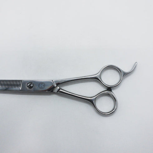 【菊王冠BOB中野製作所】K-442 トリミングシザー 右利き セニング トリマー ペット 6.5インチ 中古 sc1646