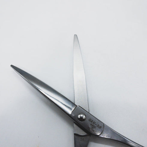【ジョーウェルJOEWELL】GXR-58カーブ シザー メガネ 理容 美容ハサミ 美容師 理容師 右利き 5.8インチ 中古 sc1655