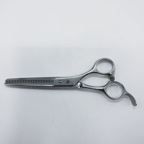 【ヒカリシザーズHIKARI光シザーHIKARI SCISSORS】6032 オフセット シザー セニング 美容ハサミ すきばさみ 美容師 理容師 約40% 右利き 6インチ 中古 sc1657
