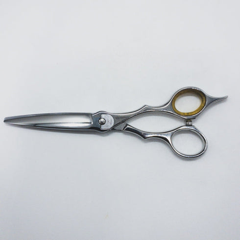 【シザーズジャパンSCISSORS JAPAN】SH060r18 Y Sシリーズ オーバル ドライカット スライド シザー メガネ 理容 美容ハサミ 美容師 理容師 右利き 6インチ 中古 sc1660