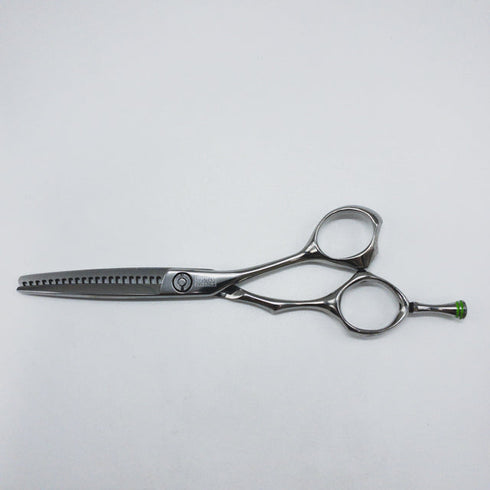 【ミズタニシザーズ ミズタニシザーMIZUTANI SCISSORS】Ichi-Nino-San 3 ベースセニング オフセット シザー セニング 美容ハサミ すきばさみ 美容師 理容師 約25% 右利き 5.8インチ 中古 sc1662