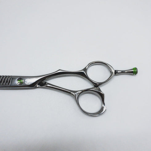 【ミズタニシザーズ ミズタニシザーMIZUTANI SCISSORS】Ichi-Nino-San 3 ベースセニング オフセット シザー セニング 美容ハサミ すきばさみ 美容師 理容師 約25% 右利き 5.8インチ 中古 sc1662