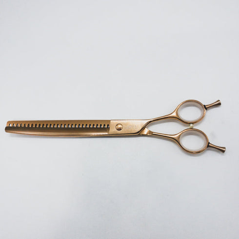 美品【BEARDS】Yurumaruゆるまる カーブ ブレンディング トリミングシザー メガネ 右利き トリマー ペット 8インチ 中古 sc1666