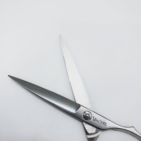 美品【ヴィンチェーレVincere】SP60S特殊粉末鋼 シザー オフセット 理容 美容ハサミ 美容師 理容師 右利き 6インチ 中古 sc1667