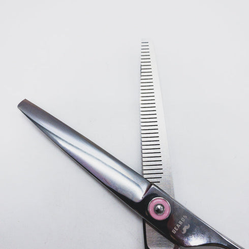 【BEARDS】SAKURA-40 逆刃 トリミングシザー オフセット 右利き トリマー ペット 7インチ 中古 sc1668