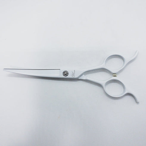 美品【BEARDS】MAVIE マシュマロカーブ6.5 トリミングシザー メガネ 右利き トリマー ペット 6.5インチ 中古 sc1669