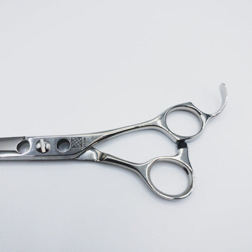 【内海ウツミUTSUMI】WO70C トリミングシザー オフセット 右利き トリマー ペット 7インチ 中古 sc167