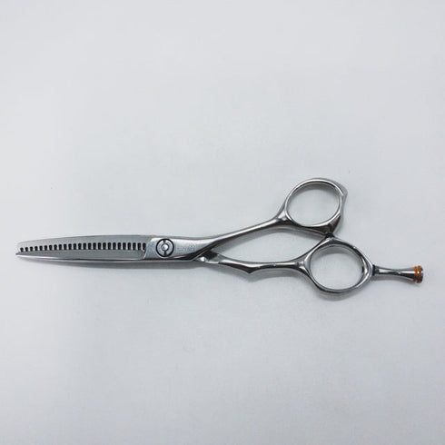 【ミズタニシザーズ ミズタニシザーMIZUTANI SCISSORS】Ichi-Nino-San 4 フィニッシュセニング オフセット シザー セニング 美容ハサミ すきばさみ 美容師 理容師 約15% 右利き 5.8インチ 中古 sc1670
