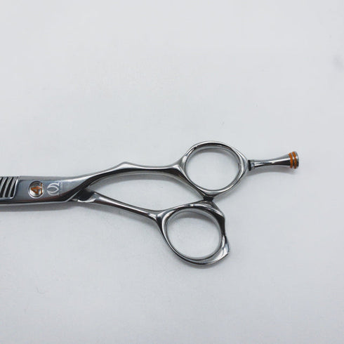 【ミズタニシザーズ ミズタニシザーMIZUTANI SCISSORS】Ichi-Nino-San 4 フィニッシュセニング オフセット シザー セニング 美容ハサミ すきばさみ 美容師 理容師 約15% 右利き 5.8インチ 中古 sc1670