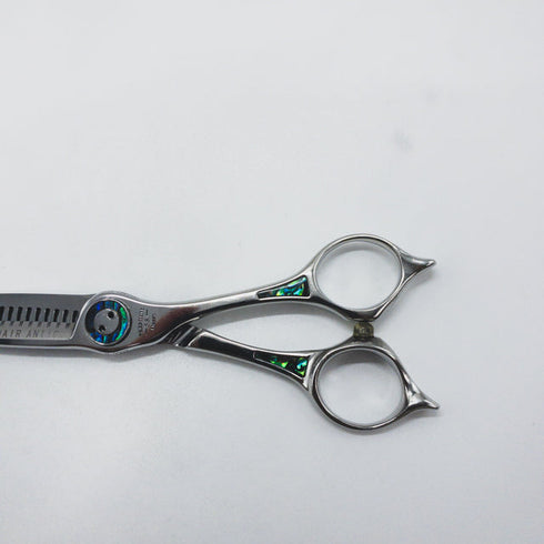 【トギノンTOGINON】PREMIUM TWIN5.8プレミアムクイーン ツイン メガネ シザー セニング 美容ハサミ すきばさみ 美容師 理容師 約40% 右利き 5.8インチ 中古 sc1674