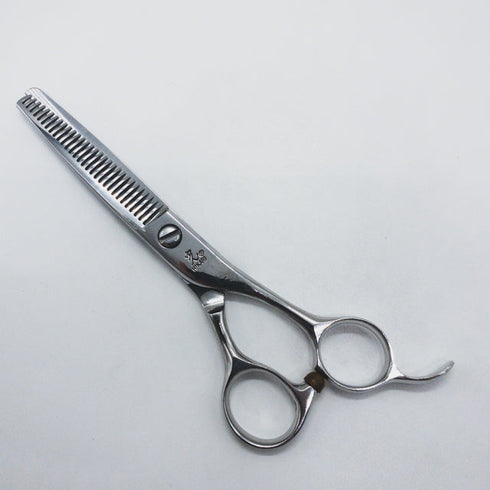 【ヒカリシザーズHIKARI光シザーHIKARI SCISSORS】トレンディー3 731 オフセット シザー セニング 美容ハサミ すきばさみ 美容師 理容師 約8% 右利き 6インチ 中古 sc1687
