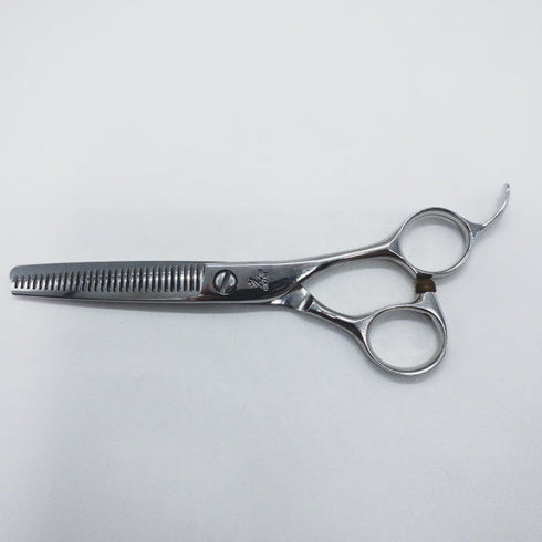 【ヒカリシザーズHIKARI光シザーHIKARI SCISSORS】トレンディー3 731 オフセット シザー セニング 美容ハサミ すきばさみ 美容師 理容師 約8% 右利き 6インチ 中古 sc1687